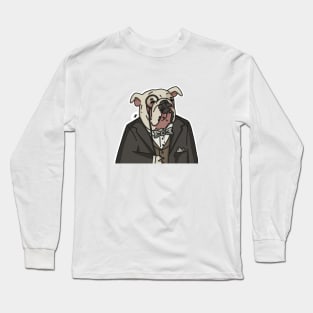 Apolo the Elegant English Bulldog Long Sleeve T-Shirt